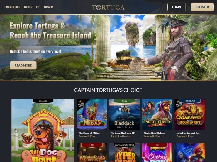 Image: Ce que vous obtenez en vous inscrivant à Tortuga Casino